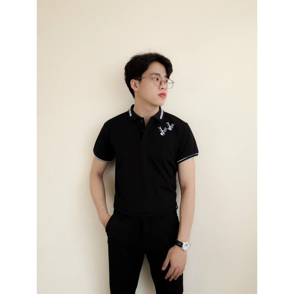 Áo thun cổ trụ ngắn tay đẳng cấp lịch lãm KB FASHION