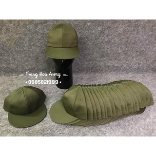Mũ 6 múi us army màu xanh oliu mã 001