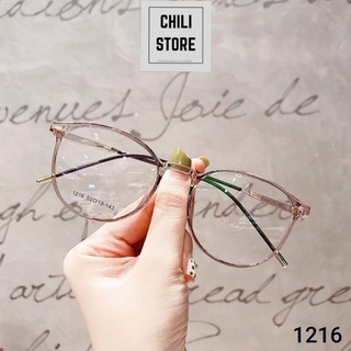 Gọng kính mắt tròn,Kính cận thời trang nam nữ 1216 Chilistore