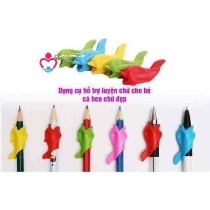 Đệm Cầm Bút Tập Viết Đúng Cách Đệm Cầm Bút Cao Su Hình Con Cá Cho Bé
