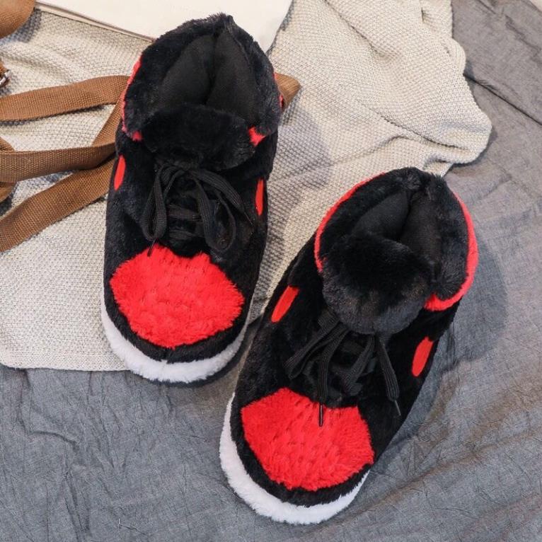 Giày bông mùa đông ĐẾ CAO SU Dép bông đi trong nhà shop vy