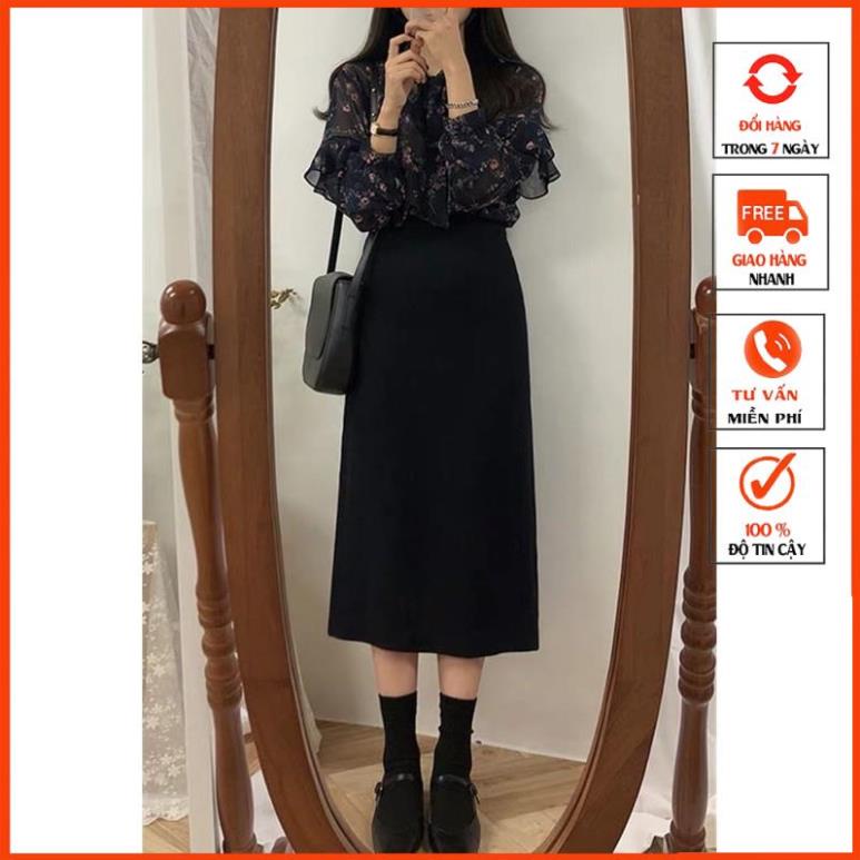 Chân Váy Dài midi trơn mã 306 | BigBuy360 - bigbuy360.vn