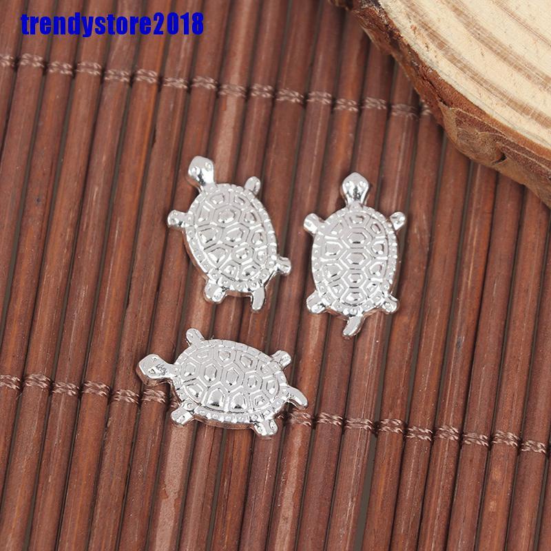 Set 10 Mô Hình Chú Rùa Vàng May Mắn Phong Cách Nhật Bản