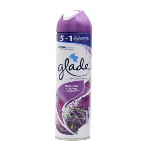 Bình xịt phòng Glade 5 in 1 hương hoa oải hương 280ml