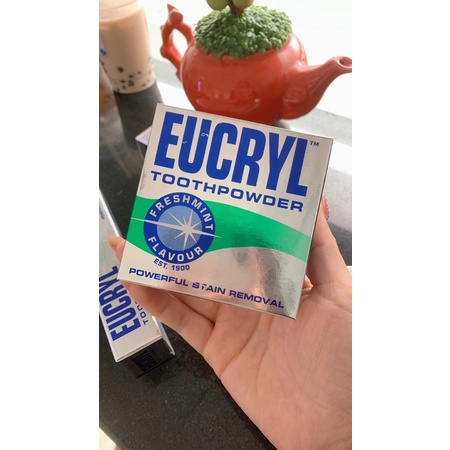 Kem Đánh Răng Tẩy Trắng Eucryl Toothpaste 62g [NHẬP KHẨU CHÍNH HÃNG 100%]