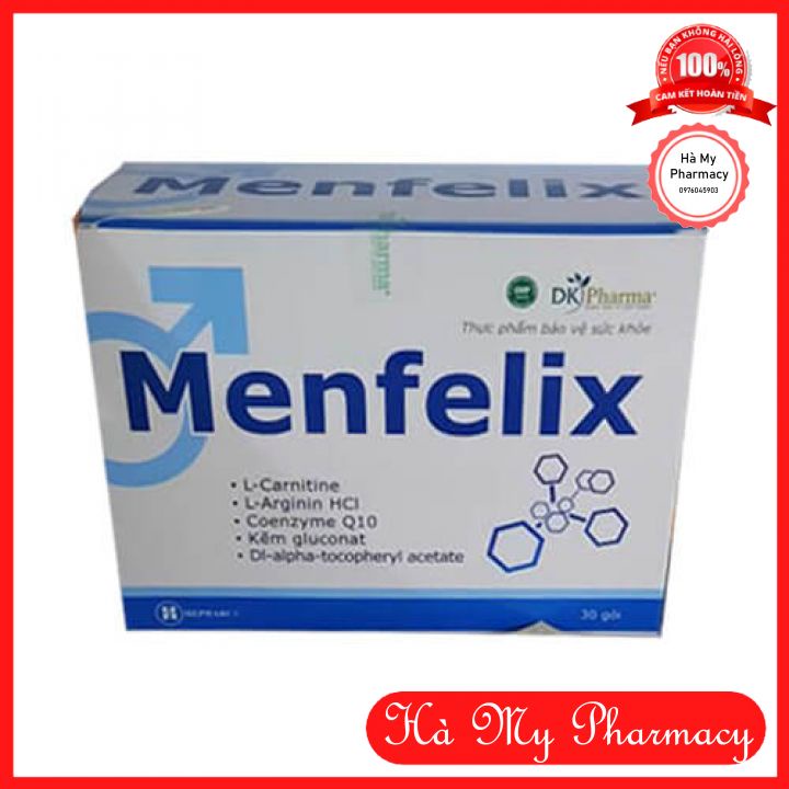 Menfelix Dành Cho Phái Mạnh Bổ Tinh Trùng Giảm Dị Dạng Hiệu Quả