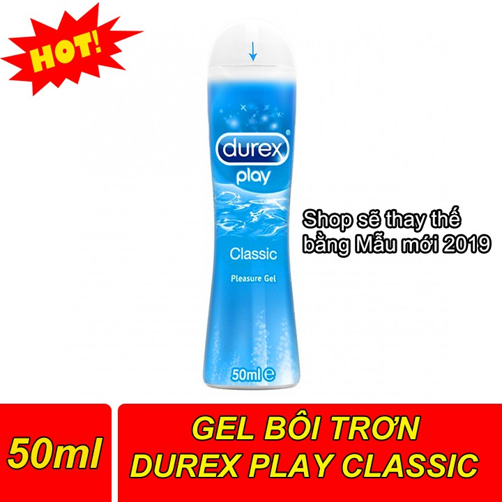 [CAM KẾT CHÍNH HÃNG] Gel Bôi Trơn Âm Đạo Durex Play 50ml & 2 Hộp Bao Cao Su Durex Performa Chống Xuất Tinh Sớm Hộp 3 Bao