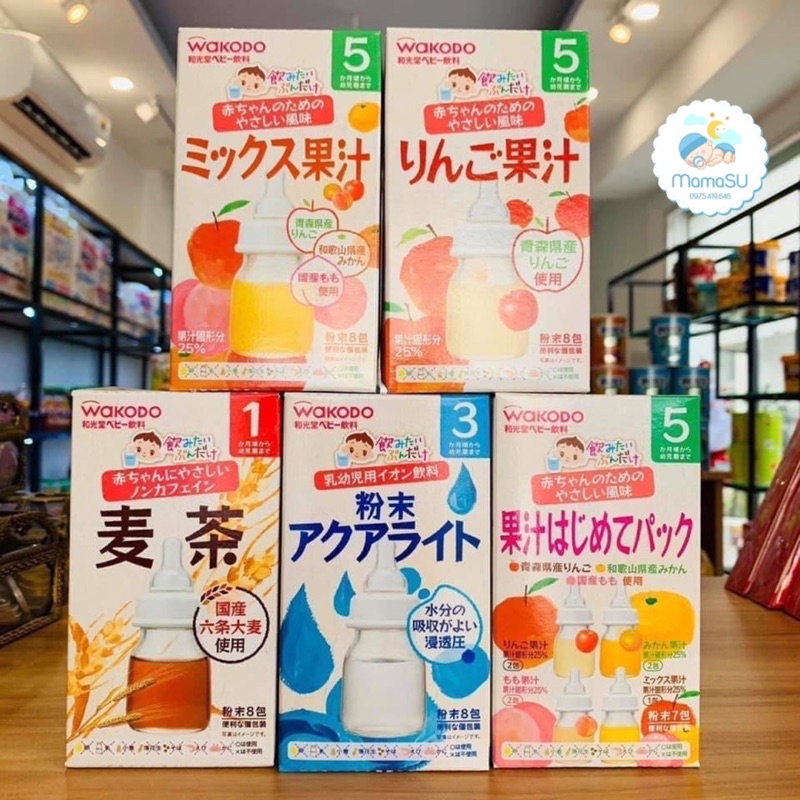 Trà hoa quả Wakodo Nhật Bản cho bé