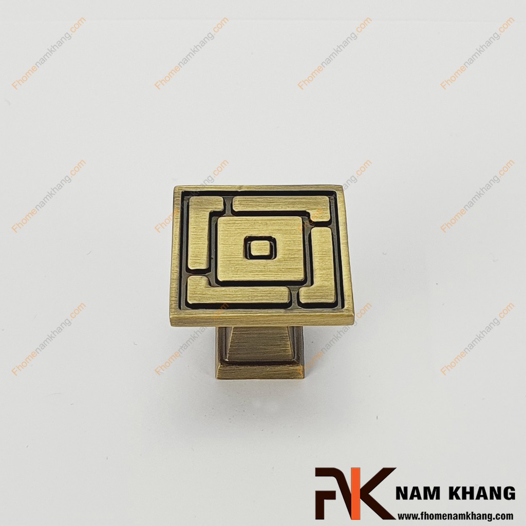 Núm cửa tủ cổ điển NK289-R (Màu Rêu)
