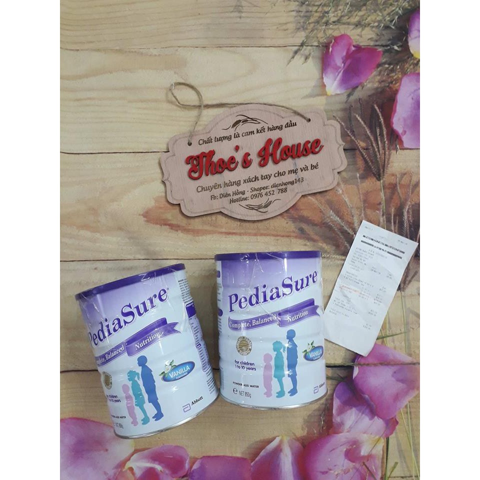  Sữa Pediasure Úc nắp tím (850g)