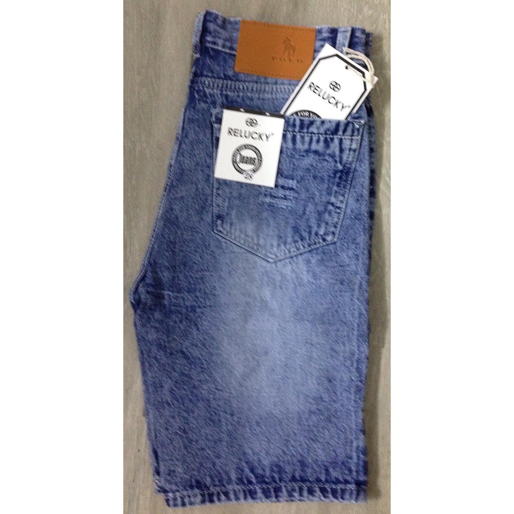 QUẦN SHORT JEAN NAM TẠO KIỂU CÀO RÁCH PHONG CÁCH BỤI