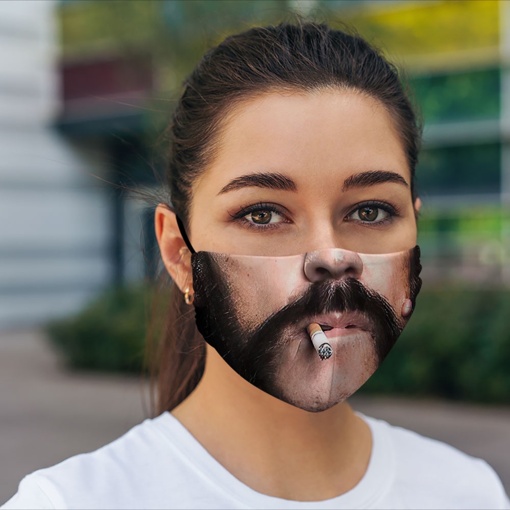 Khẩu Trang Vải Việt Smokers_31 SSoInk Vải Cotton 100%, Kháng Khuẩn, Không Đau Tai, Dễ Thở Dành cho Nam Nữ