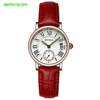 Đồng hồ nữ Sanda dây da cao cấp P206