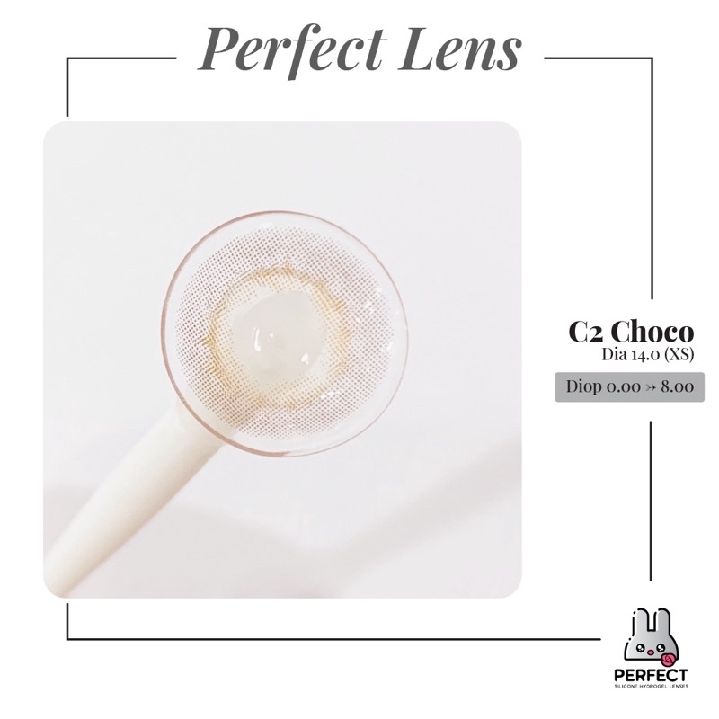 Lens C2 Choco - Dia 14.0 - Kính Áp Tròng