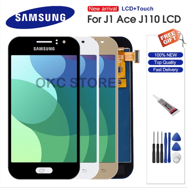 Màn Hình LCD AMOLED Cho Samsung Galaxy J1 Ace J111 J111F J111M J110 J110F 2015 Màn Hình Hiển Thị LCD