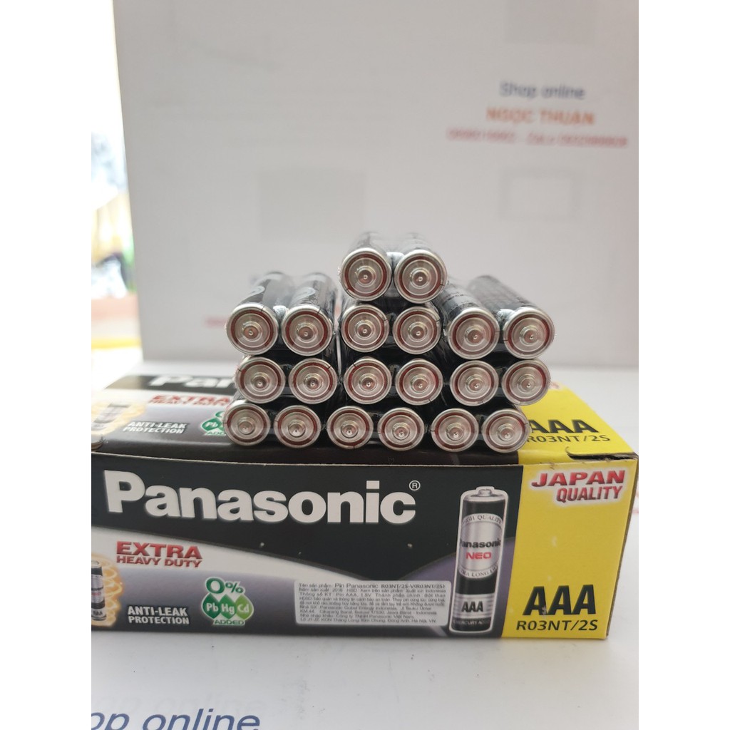 Hộp 60 Viên Pin Panasonic AAA R03NT/2S