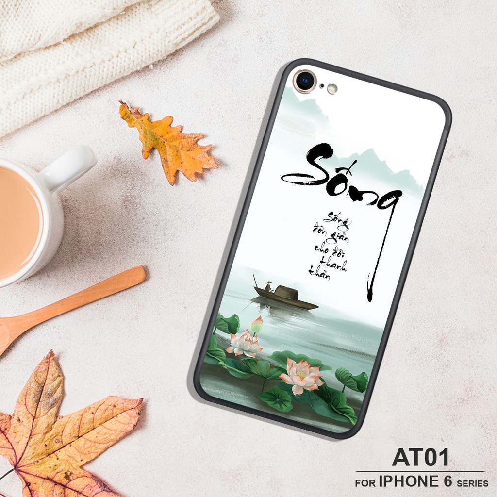 Ốp lưng IPHONE IN HÌNH CHỮ THƯ PHÁP dành cho IPHONE 5/5S-6/6S-6/6S PLUS-7/8-7/8 PLUS
