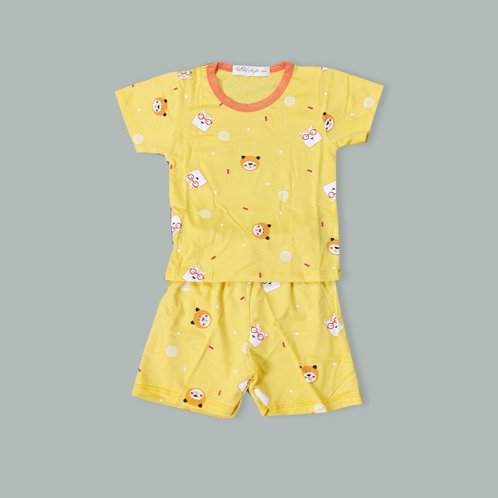 Bộ cộc tay mùa hè cho bé trai, bé gái chất liệu thun lạnh, thoáng mát, thấm hút mồ hôi tốt (HH01)