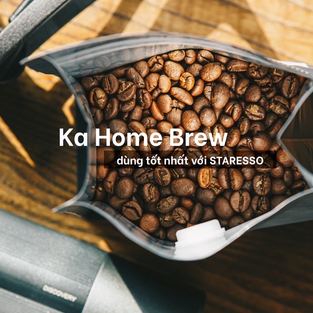 Cà phê nguyên chất  ĐẮK GIÓ ESPRESSO, Cà phê mộc Robusta rang xay nguyên chất gói 250g - KaHomebrew | BigBuy360 - bigbuy360.vn