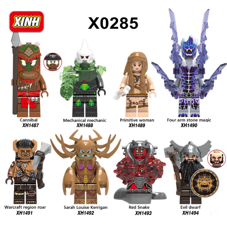 Đồ chơi lắp ráp minifigures nhân vật X0285