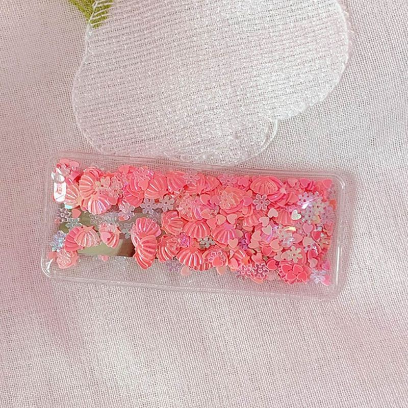 Kẹp Tóc Hình Vỏ Sò Trong Suốt Lấp Lánh Phong Cách Hàn Quốc Cho Nữ