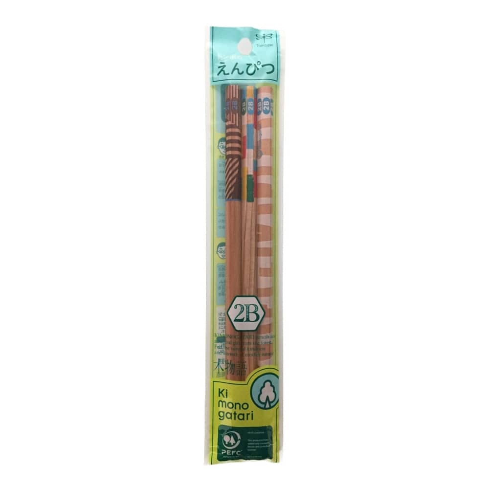Cá Chép - Bộ 3 Bút Chì Gỗ Tombow Kimonogatari - 2B ACD-354A