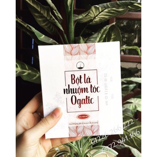 Bột Lá Nhuộm Tóc Ogatic Màu Nâu