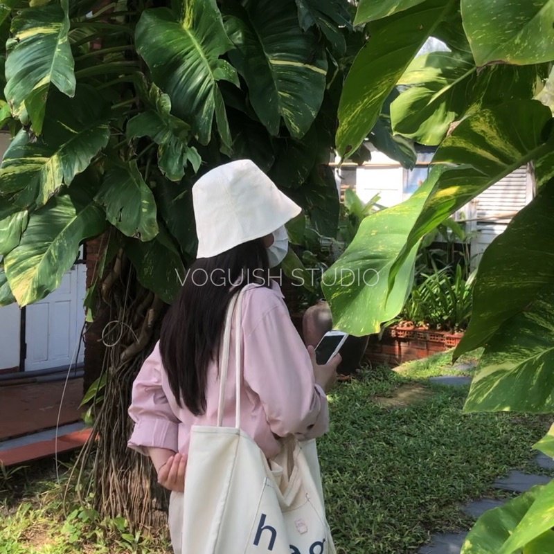 Áo Sơ Mi Vải Cotton Dài Tay Màu Hồng Cho Nữ