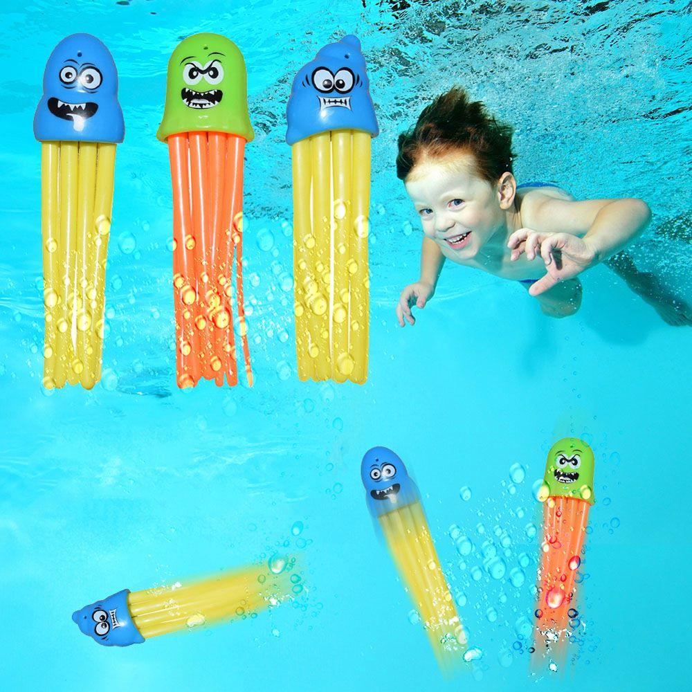 Set 3 Đồ Chơi Lặn Dưới Nước Hình Bạch Tuộc Cho Bé