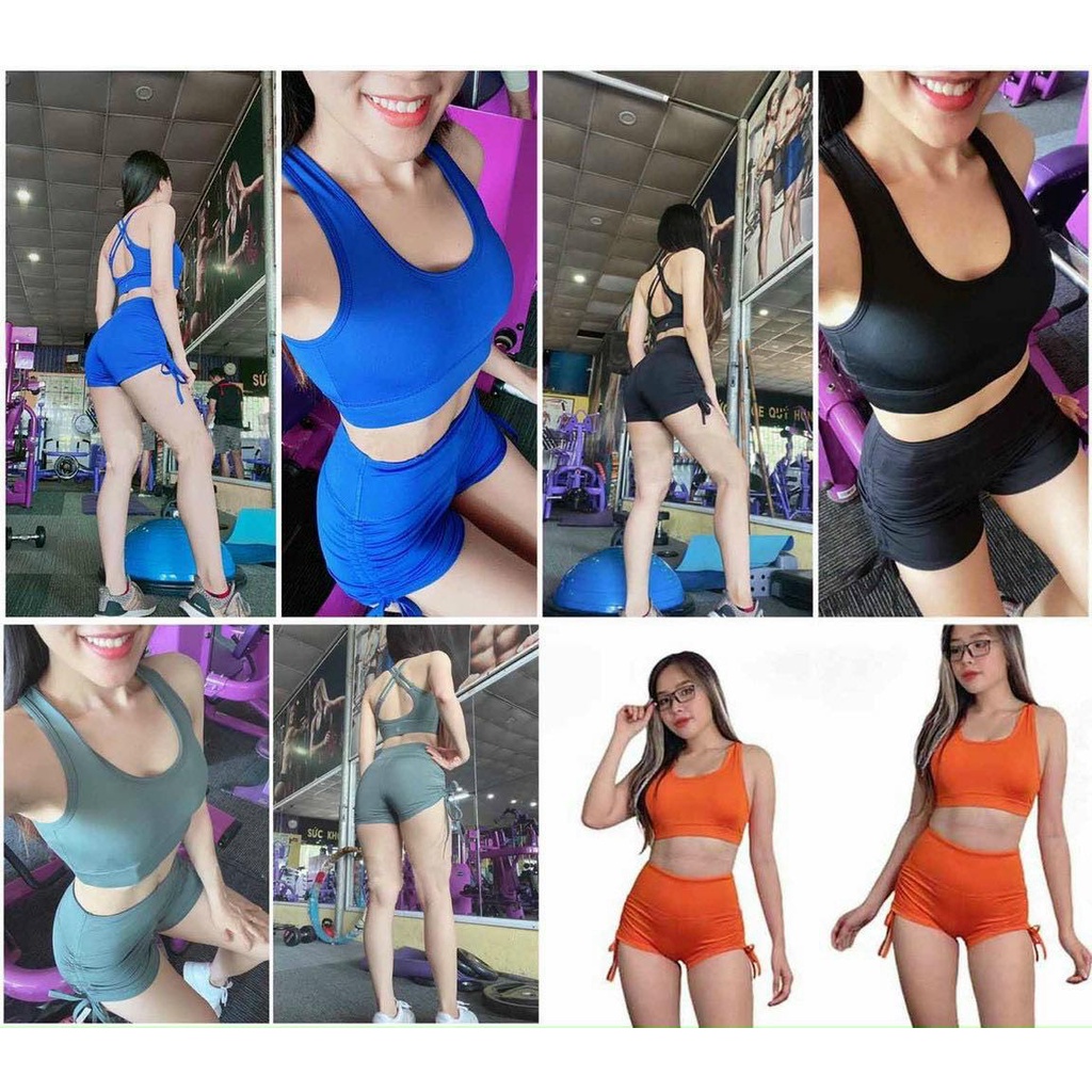 Sét Bộ Quần - Áo Nữ Tập Gym, Tập Thể Dục KSS241