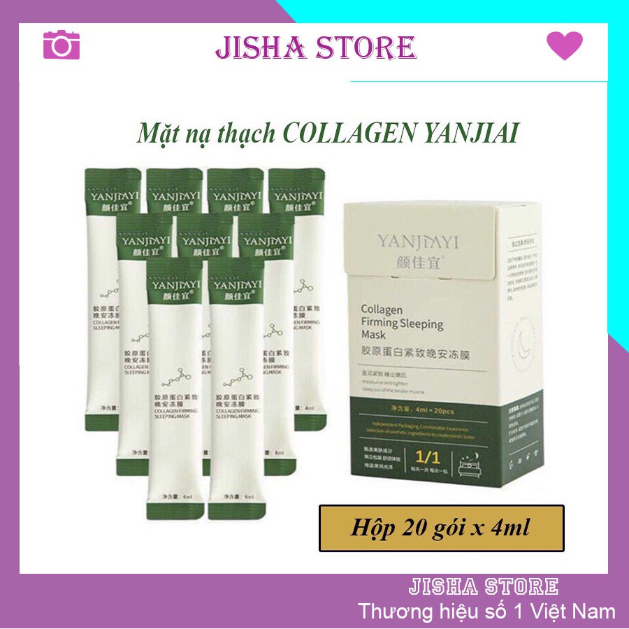 Mặt nạ ngủ collagen dưỡng trắng giúp da căng bóng trẻ hoá làn da