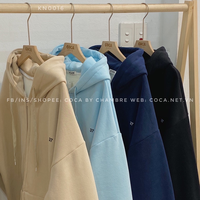 [KN0016]🌧 Áo khoác HOODIE ZIP nỉ bông dày in dập nổi 37 CHANGE (Có sẵn/ảnh thật) | BigBuy360 - bigbuy360.vn