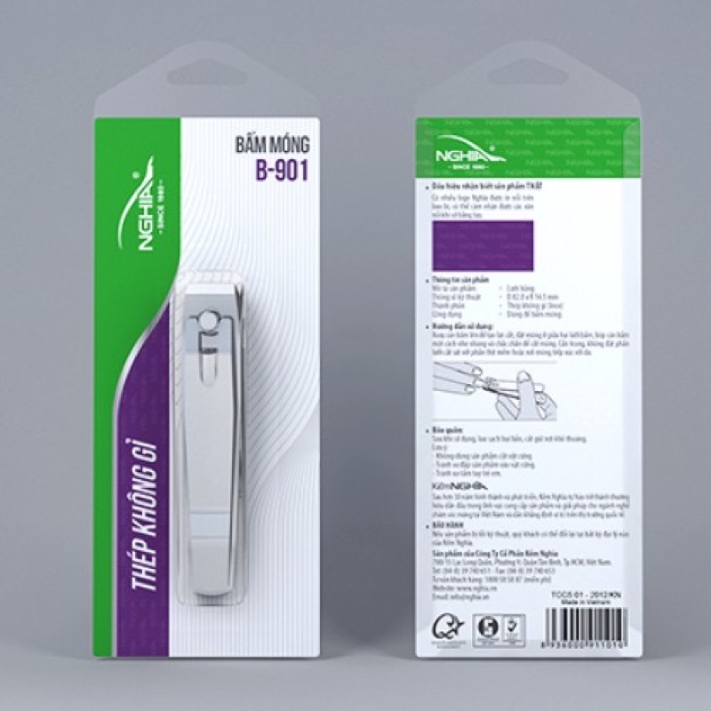 Bấm móng kềm nghĩa B901,Bấm móng bằng to B901,Bấm móng B901