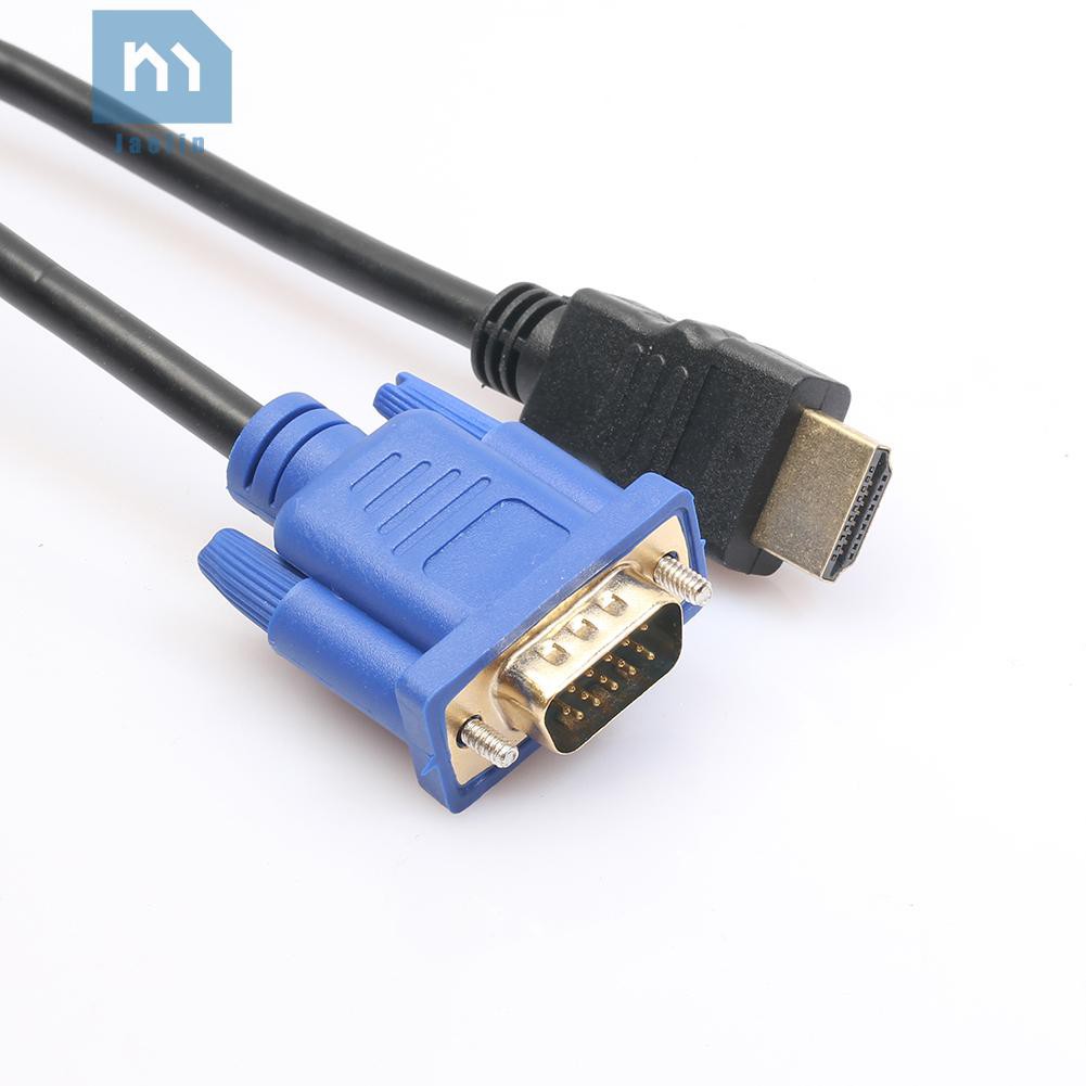 Cáp chuyển đổi đầu HDMI sang đầu VGA HD 15pin 1080P chuyên dụng