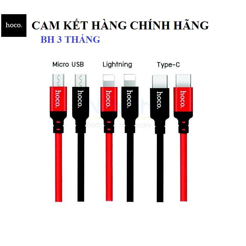 [Mã ELORDER5 giảm 10K đơn 20K] CÁP SẠC HOCO X14 CHÍNH HÃNG DÀI 1M 2M GIÁ SỈ