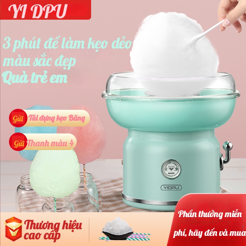 Máy làm kẹo bông gòn tại nhà Làm kẹo bông gòn cho trẻ em tiện dụng