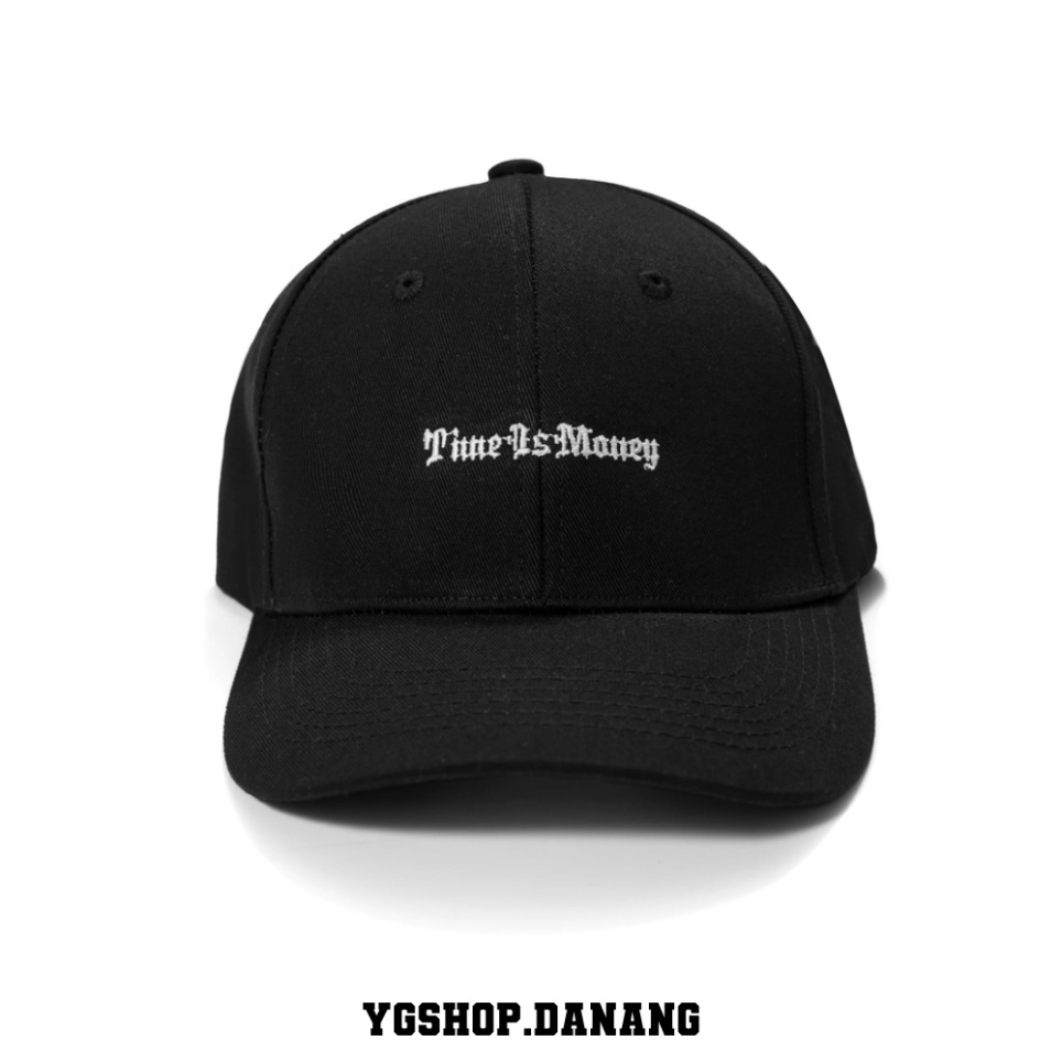 Nón Young Green Thêu TIME IS MONEY chất liệu Kaki