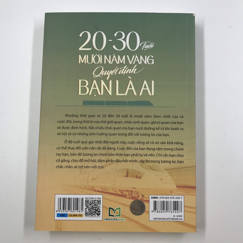 Sách - 20 - 30 Tuổi - Mười Năm Vàng Quyết Định Bạn Là Ai