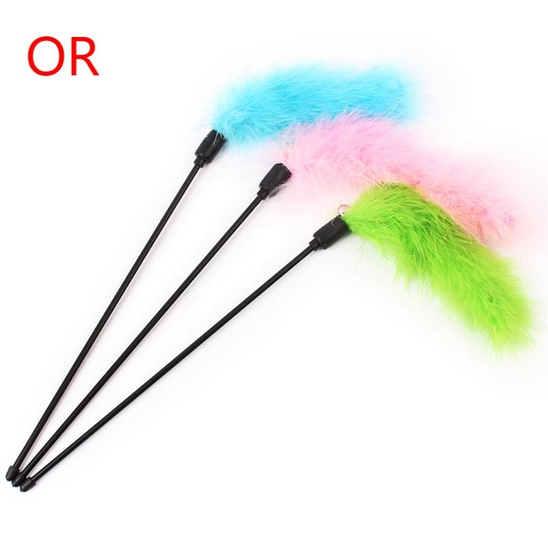 Đồ Chơi Lông Vũ Thổ Nhĩ Kỳ Nhiều Màu Sắc Có Chuông Lủng Lẳng Vui