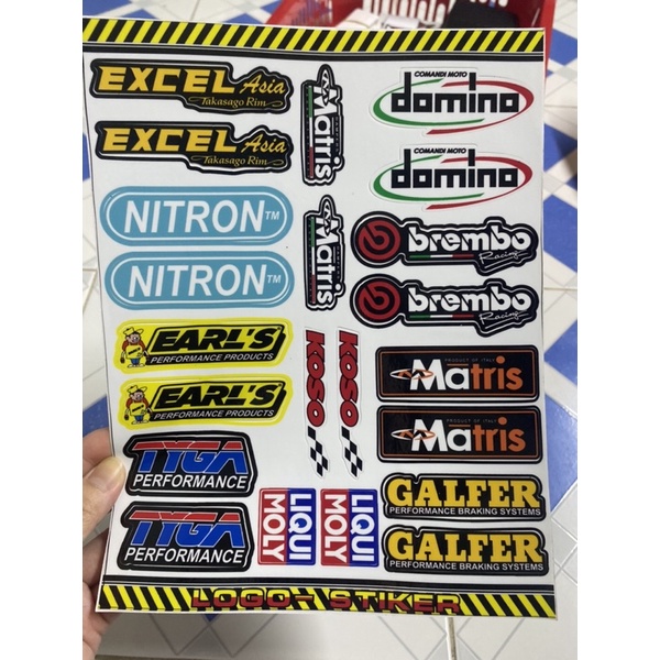 Tem logo decal Excel nitron