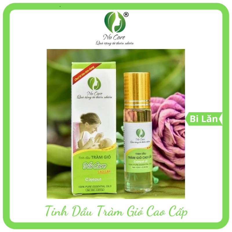 Tinh dầu Tràm Gió nguyên chất cao cấp Nu Care làm dịu vết muỗi đốt, giữ ấm, phòng cảm, giảm ho, nghẹt mũi