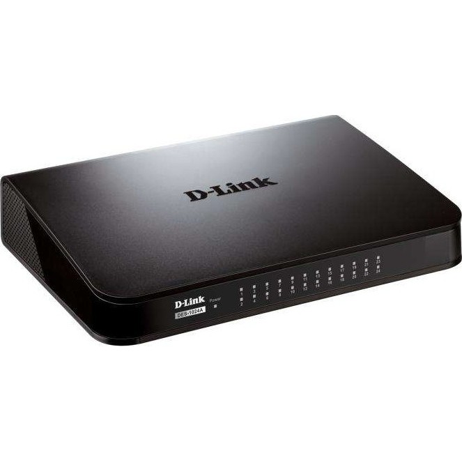 [Mã 44ELSALE2 giảm 7% đơn 300K] Switch D-Link DES-1024A 24 cổng 10/100Mbps (Vỏ Nhựa) - Hàng Chính Hãng