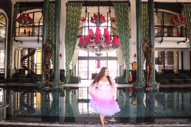 Chân váy phối màu ombre big size eo 97