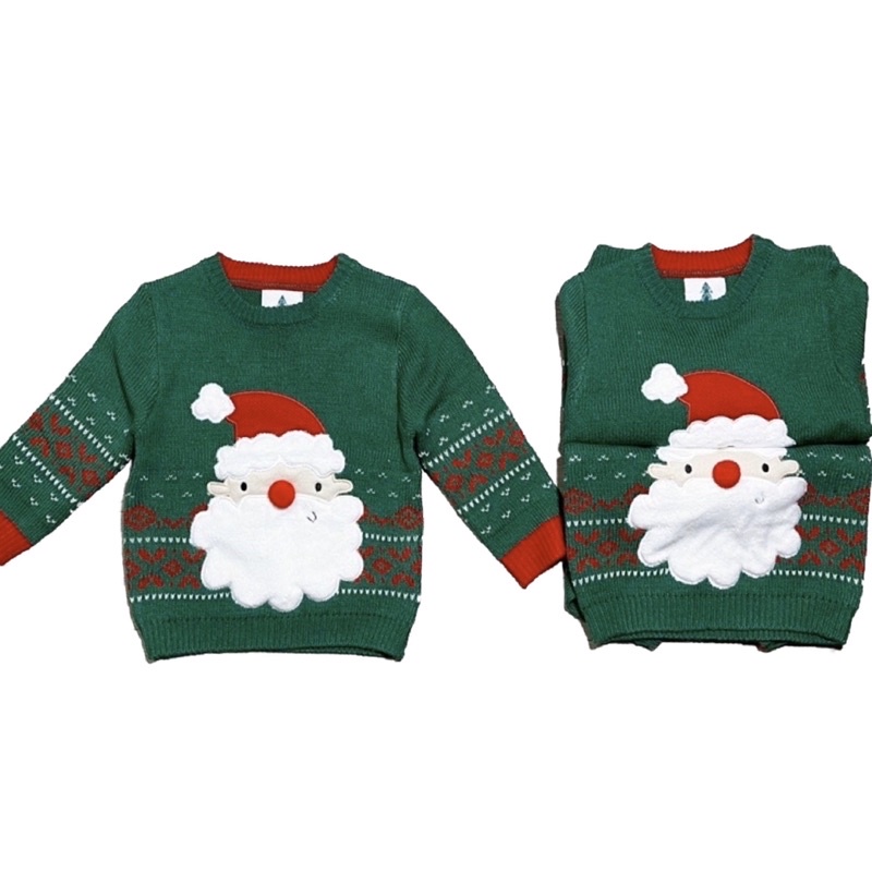 Áo len xanh noel George UK săn sale