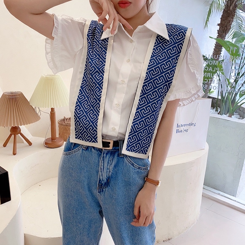 Khăn choàng cổ chifon khan che vai che năng Khăn phụ kiện cá tính phong cách