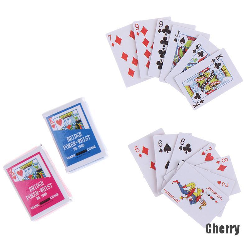Bộ Bài Poker Mini Tỉ Lệ 1: 12 Dành Cho Búp Bê
