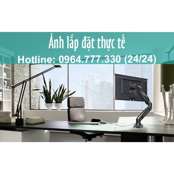 F80 Giá treo màn hình máy tính NB #Tay treo màn hình đa năng #Xoay 360 độ (màn hình 17-30 inch) NorthBayou