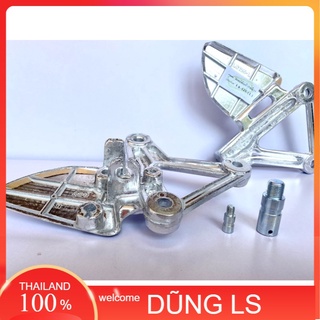 Cặp gác chân trước nhôm Ls 125, pass gác chân Ls Thailand, pát gác chân ls