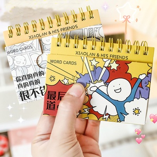 Yoopin Sổ tay 100 tờ mini bỏ túi họa tiết truyện tranh sáng tạo dễ thương cho học sinh