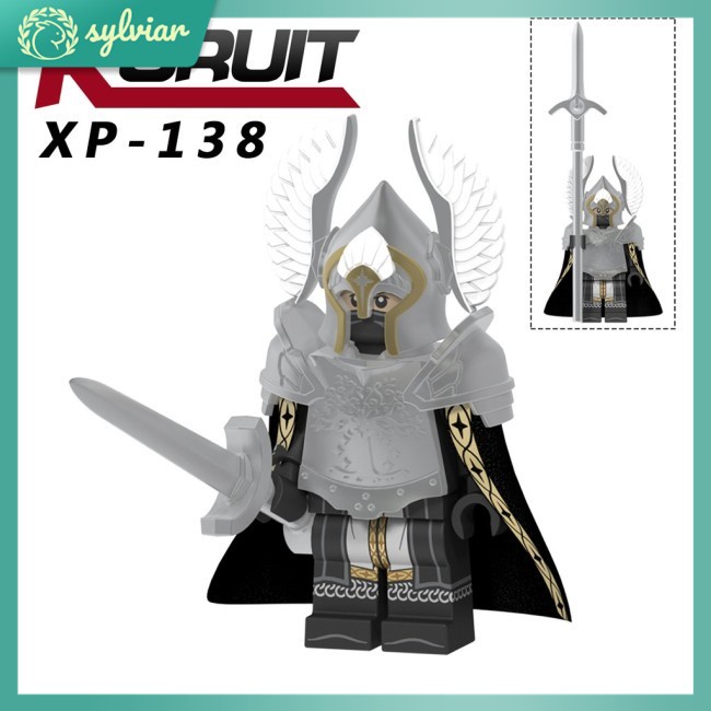 [sylviar] Lego Mô Hình Nhân Vật Phim Chúa Tể Những Chiếc Nhẫn Gondor Phiên Bản Áo Giáp XP138